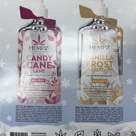 Hempz Sweet Wonderland Candy Cane Lane lotion set - Picture 5 of 7